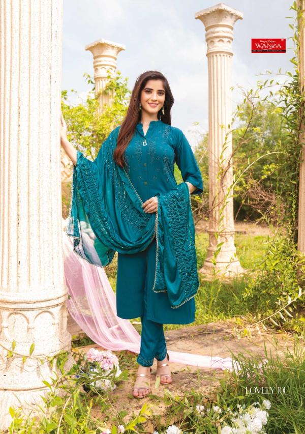 Wanna Lovely Fancy Wear Kurti Pant And Dupatta Collection